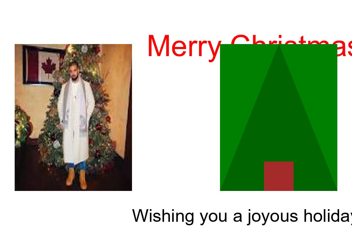 drake christmas card