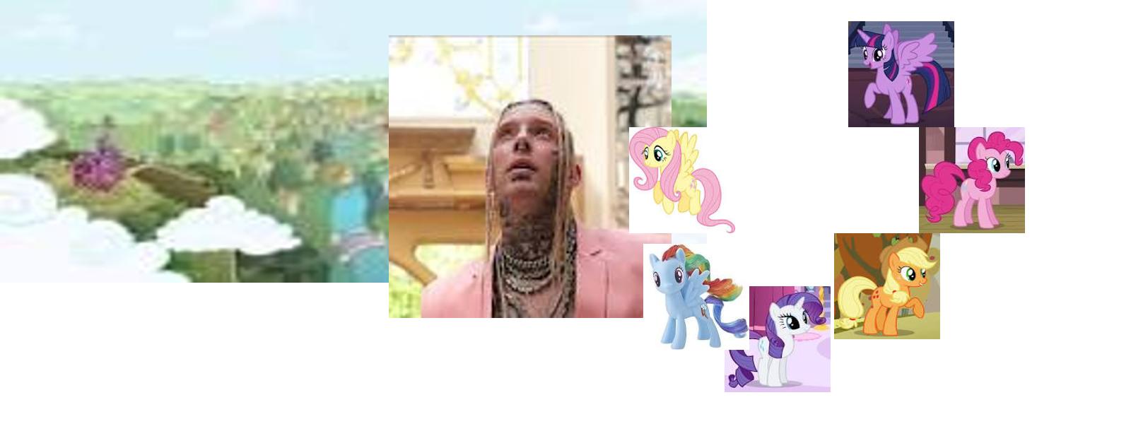 tom macdonald in ponyville with the mane 6