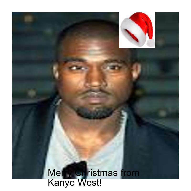 kanye christmas card