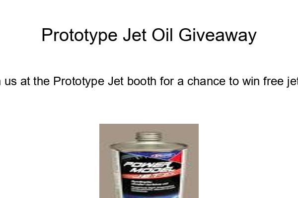 prototype jet oil giveaway