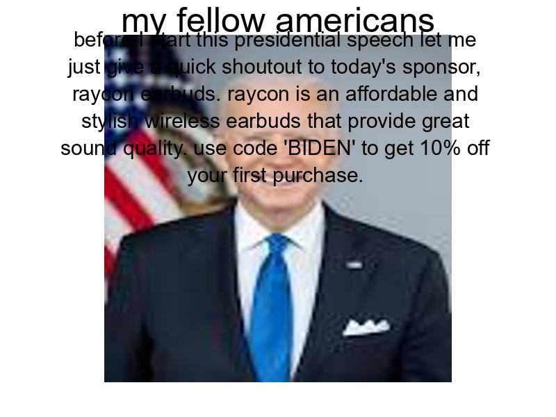 an image of joe biden with the text 