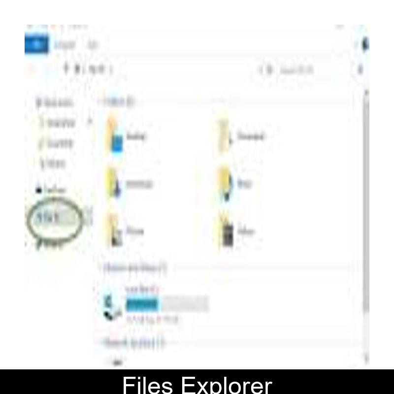 files explorer screenshot