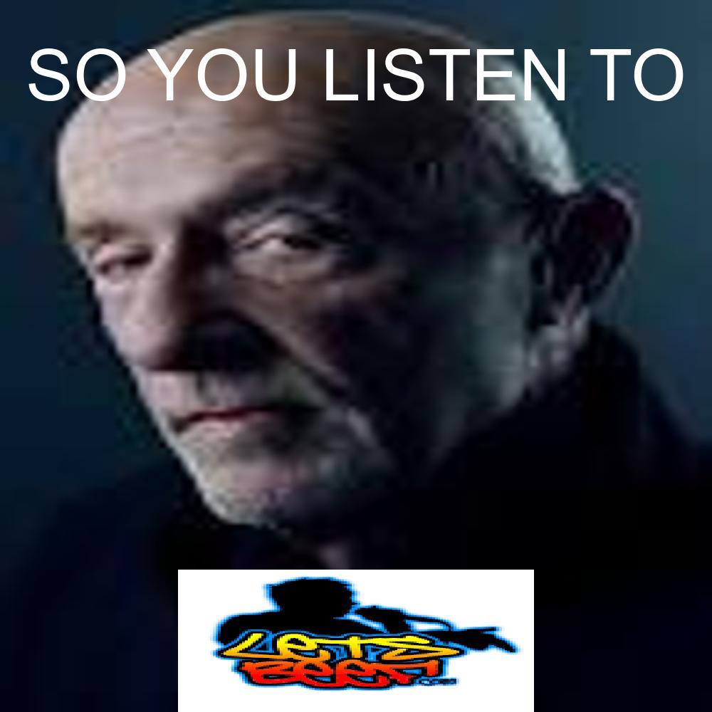 1000x1000 meme image, mike ehrmantraut takes up full image, top text: so you listen to, bottom : LetsBeef.com logo, top text in large bold uppercase white font