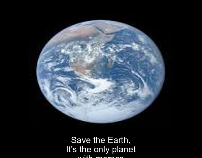 generate a meme about earth