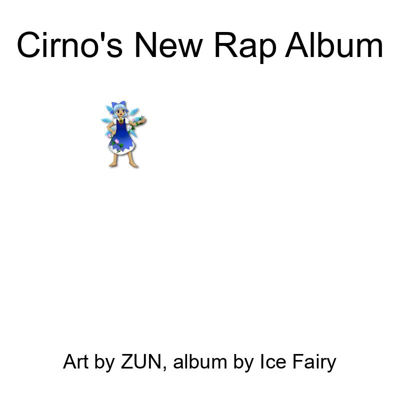 cirno's new rap album cover